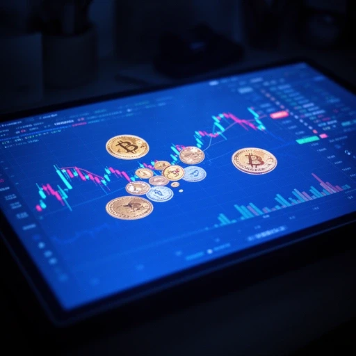 Cover art for the crypto manual showing a price chart